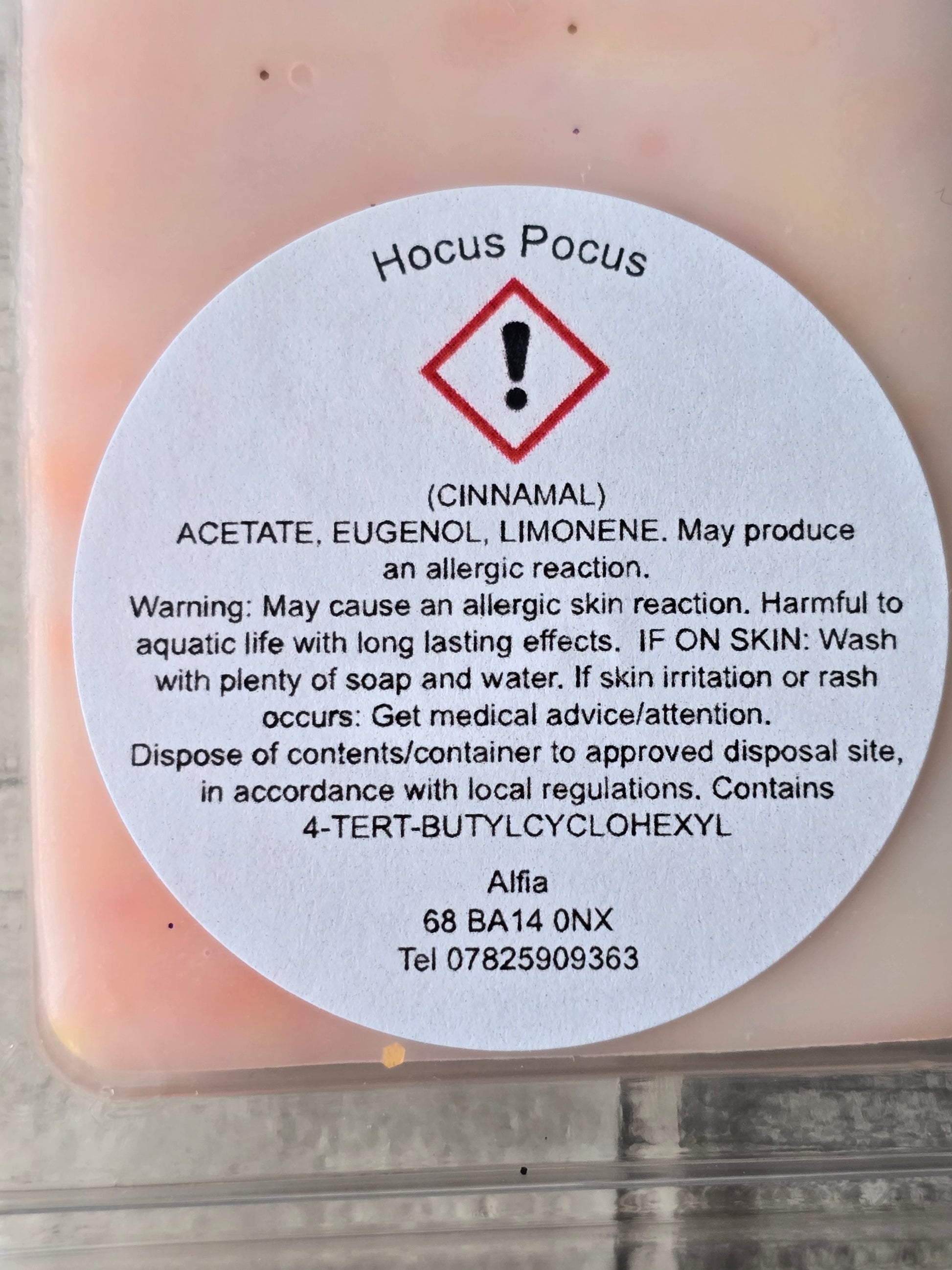 Hocus Pocus Soy Wax Snap Bar - Alfia