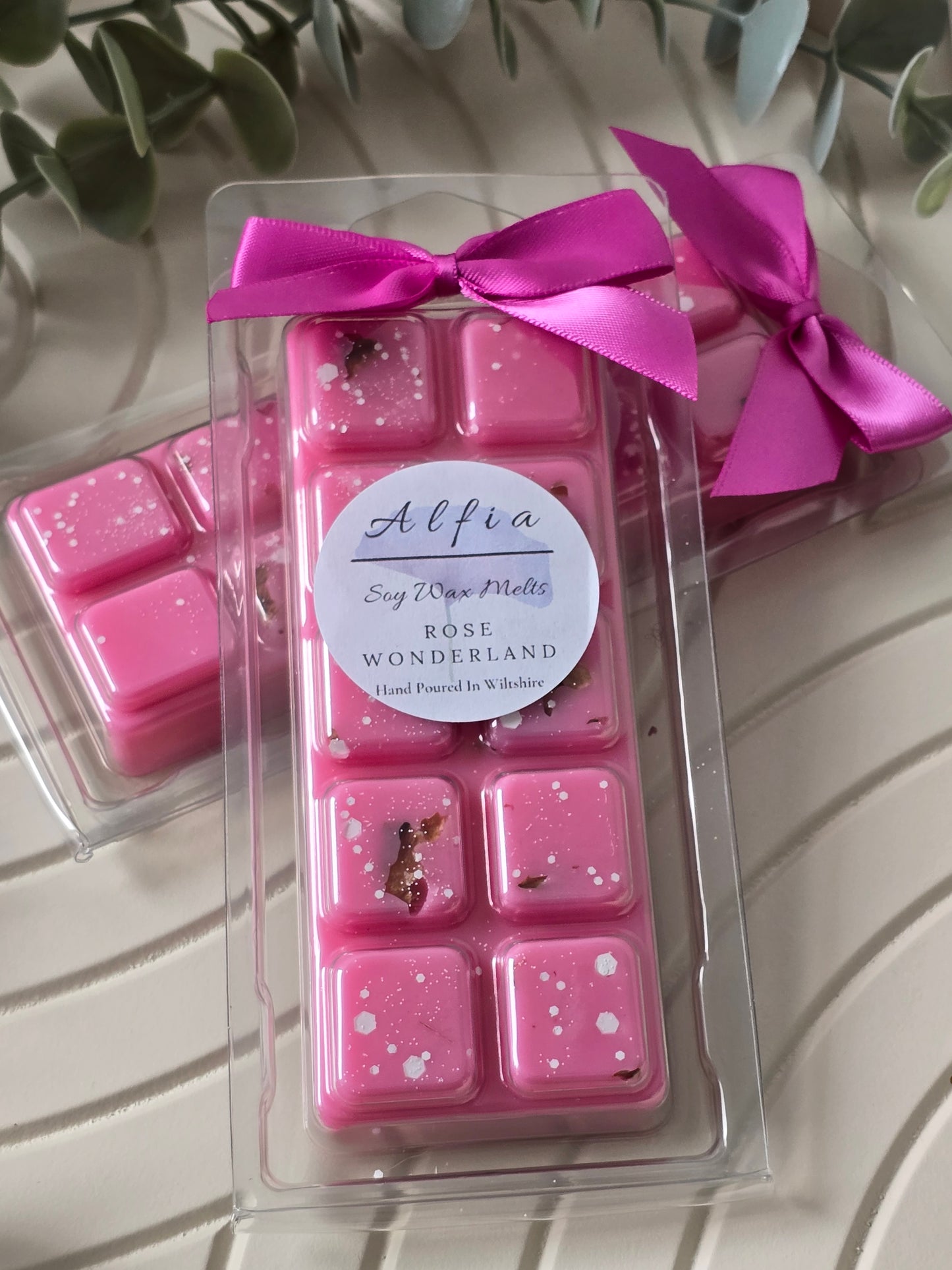 Rose Wonderland Soy Wax Snap Bar - Alfia