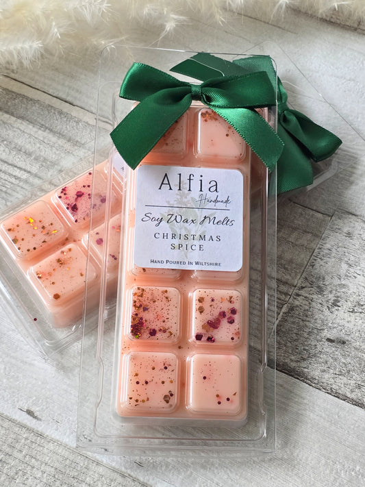 Christmas Spice Soy Wax Snap Bar - Alfia